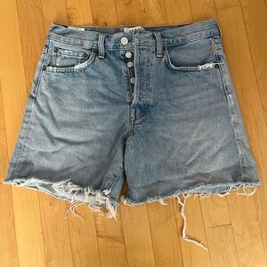 AGOLDE Parker distressed shorts